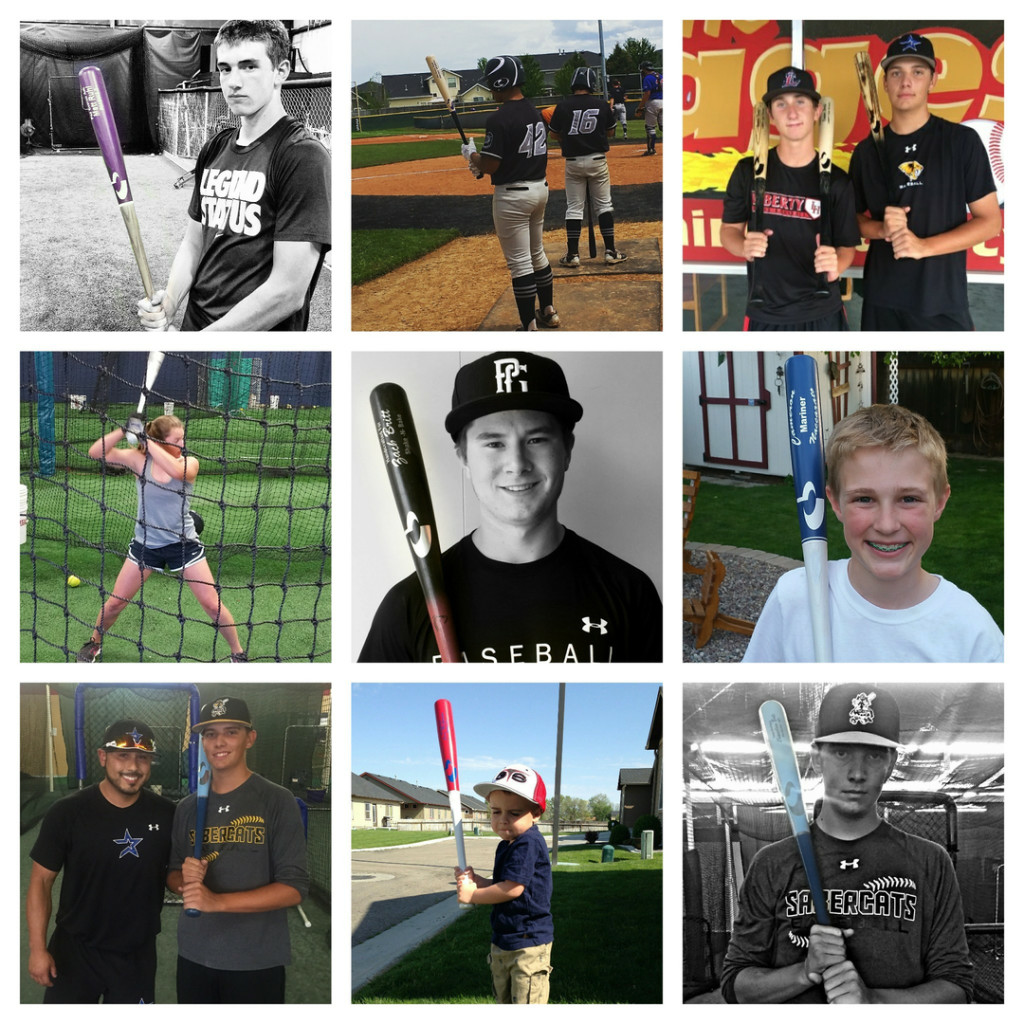 Personalized Bat Photo Gallery from Chameleon Baseball Bats