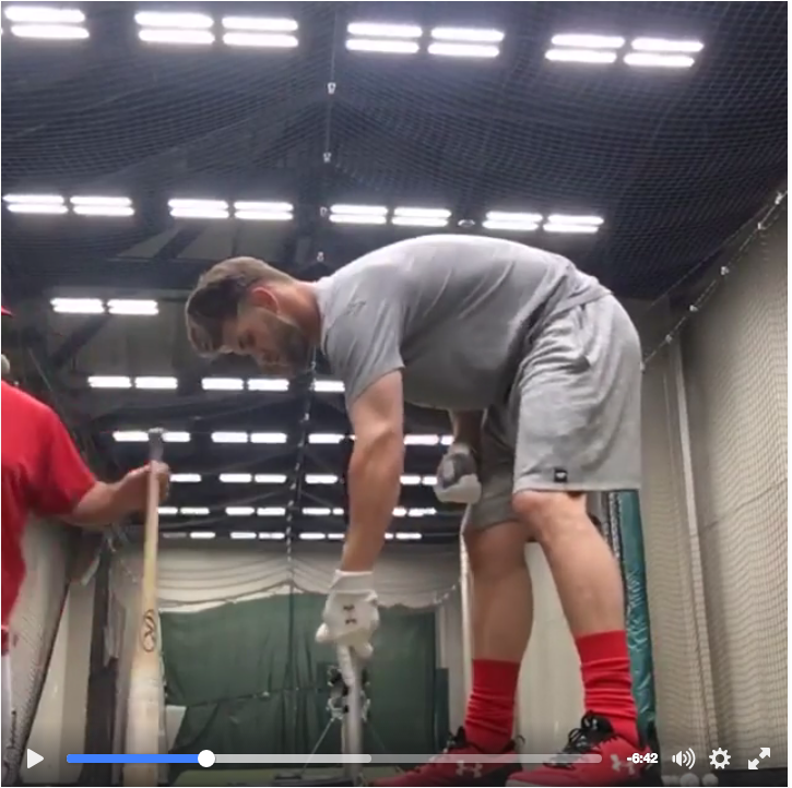 The Warmup Baseball Bat Used by Bryce Harper